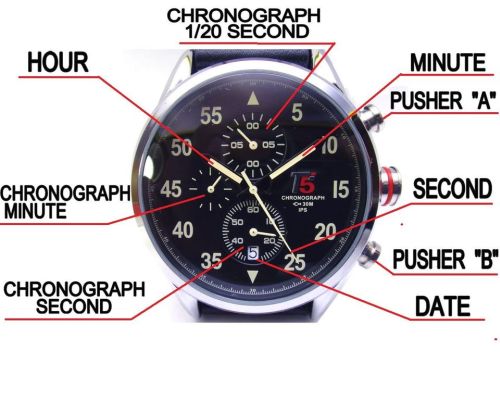 часы хронографы мужские Т5
